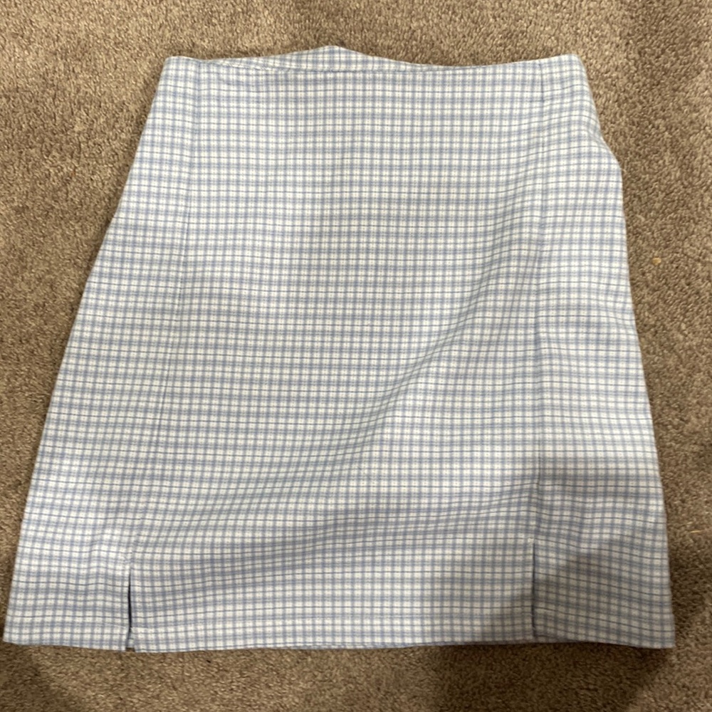 plaid skirt